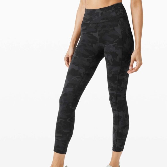 Lululemon Invigorate High-Rise Tight 25" Incognito Camo Multi Grey - Picture 1 of 9